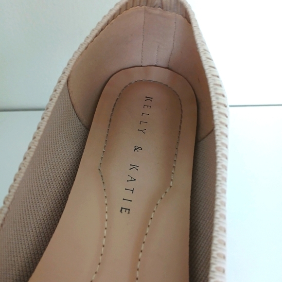 2/$35 Sale Kelly & Katie Tan Ballet Flats Size 8 W - Picture 7 of 11